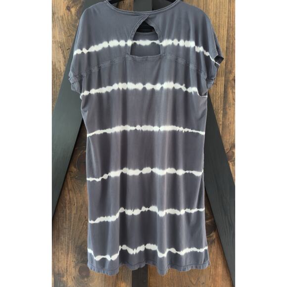 J Jill Fit Tie-Dyed Dress XL Pockets Boho Hippie Casual - Picture 4 of 8